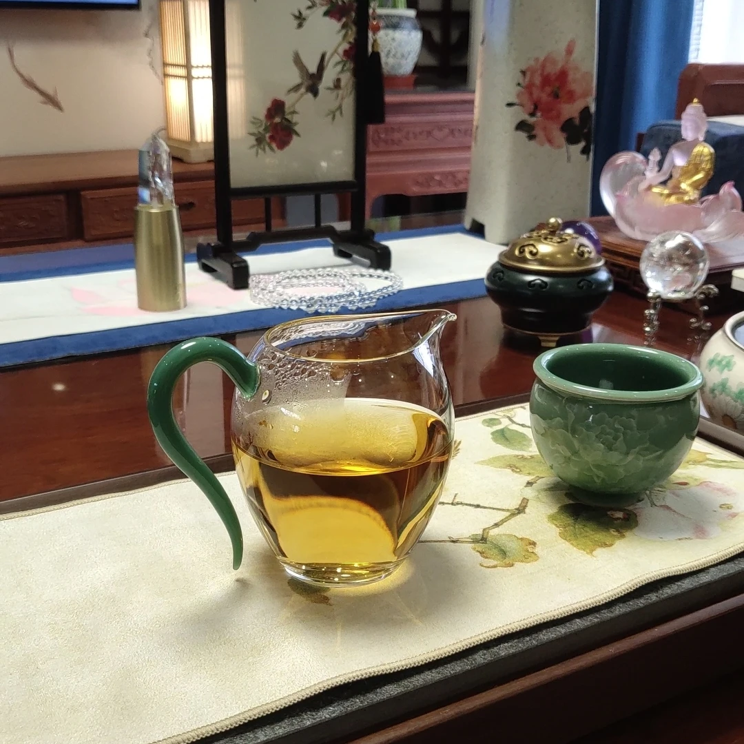 绿玉把高端大容量公杯350毫升家用