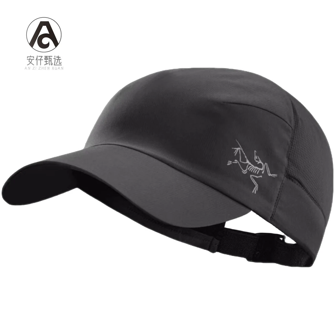 【正品现货】Calvus cap 黑色银标户外轻量太阳帽 防晒速干透气