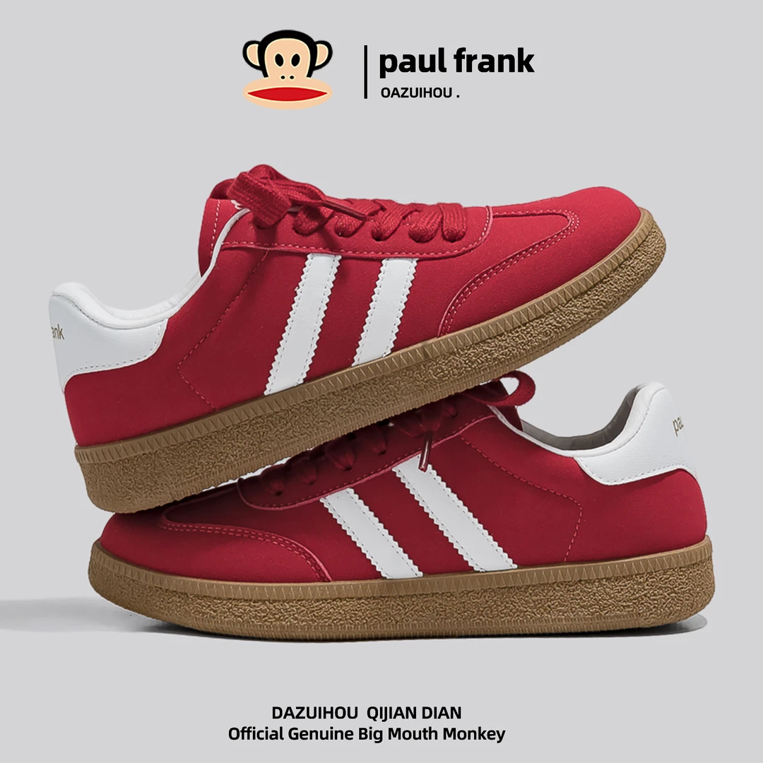 大嘴猴官方秋季厚底休闲女款板鞋上班不累脚透气舒适百搭时尚