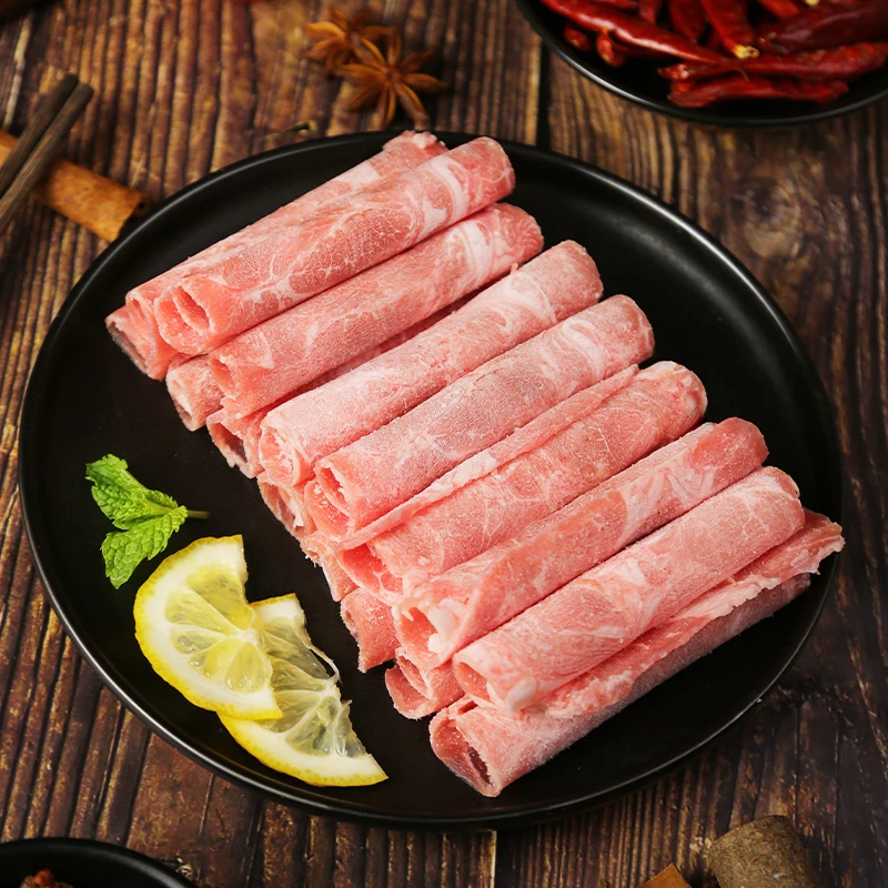 H 恒都 羊肉卷1000g*2共4斤 肥瘦相间 速冻食品