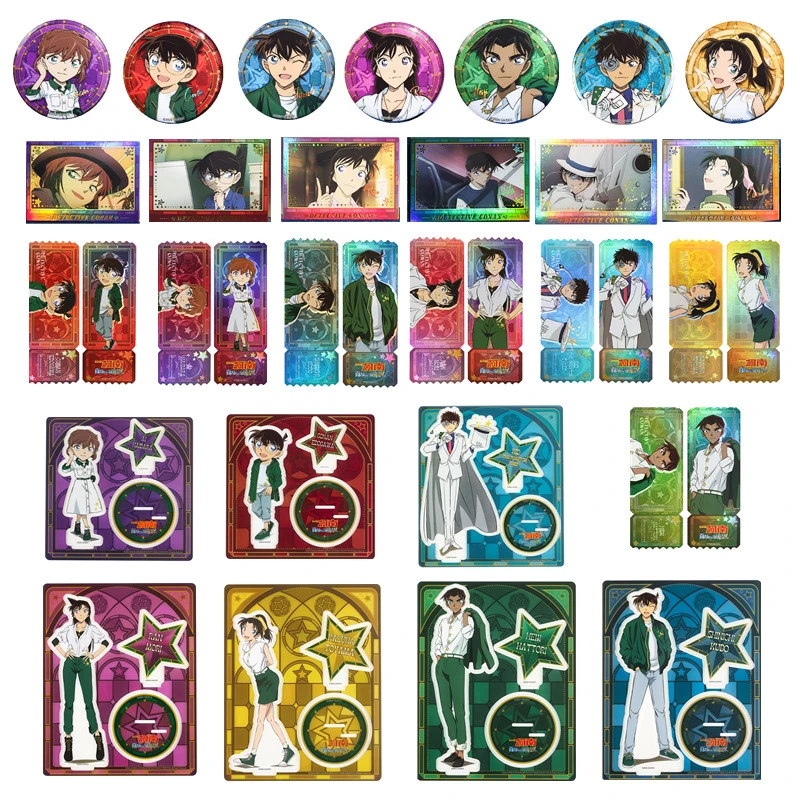 官谷正版 名侦探柯南徽章 怪盗基德立牌毛利兰吧唧灰原哀谷子周边