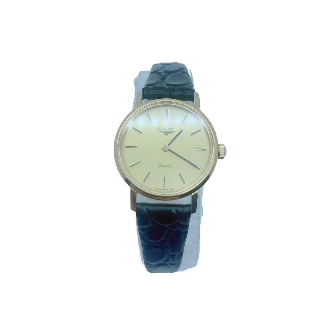 95新 Longines/浪琴 03512/浪琴女士石英表/24盘/带扣后配