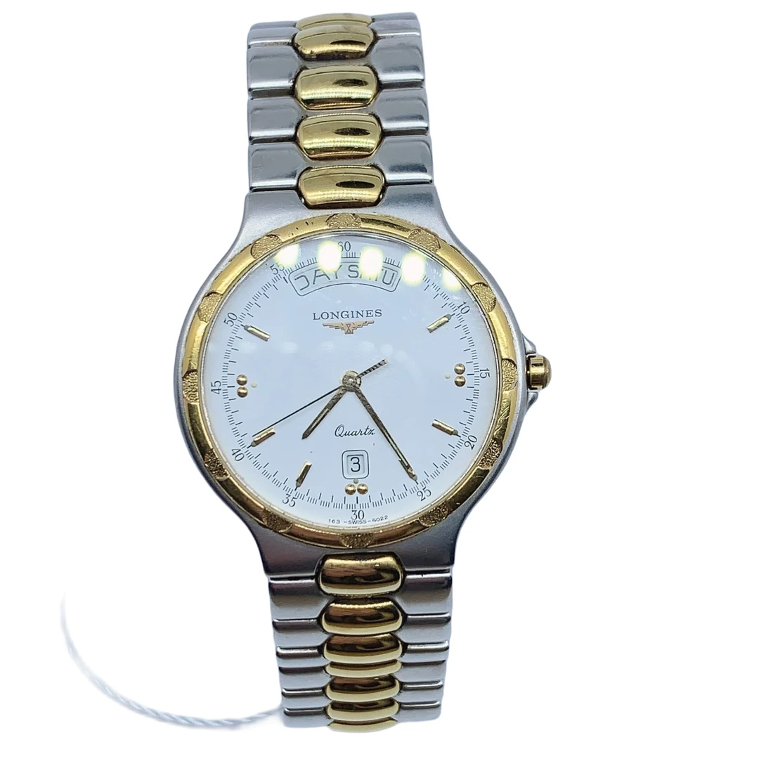 95新 Longines/浪琴 07758/A时尚石英腕表/35盘/原装