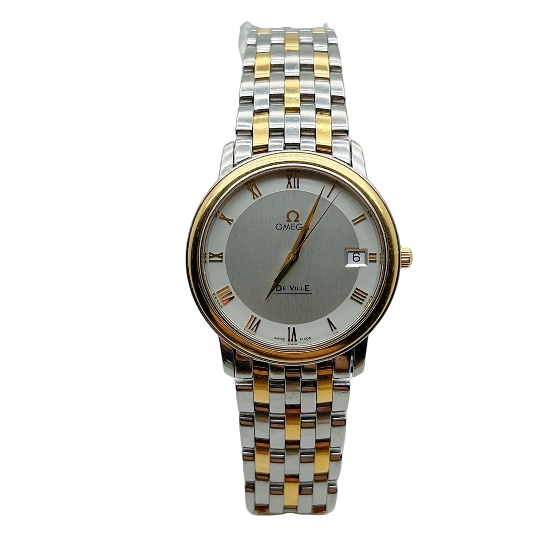 95新 Omega/欧米茄 53389/蝶飞/女士石英表/34盘/原装