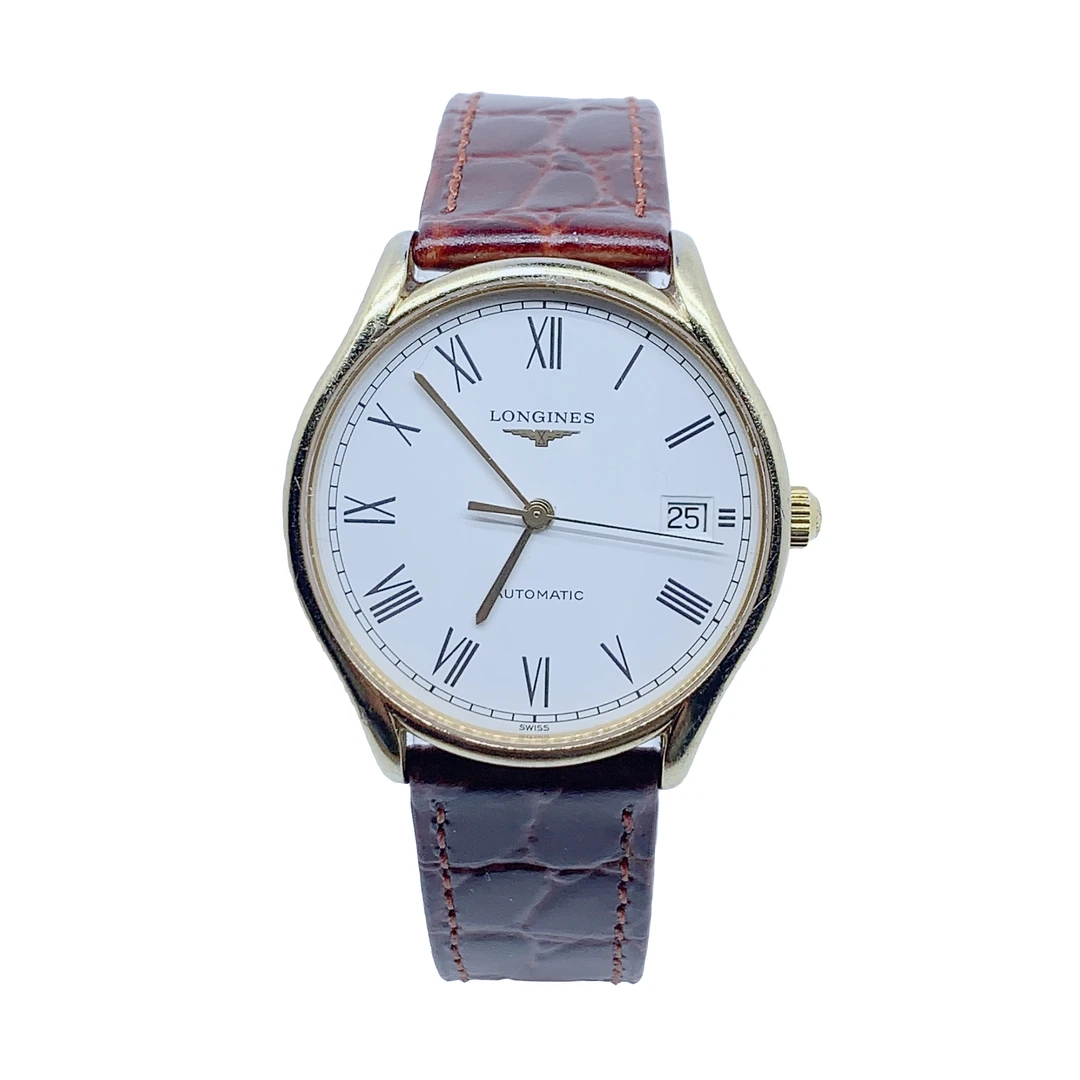 95新 Longines/浪琴 07911/女士自动机械腕表/25盘/表带扣后配