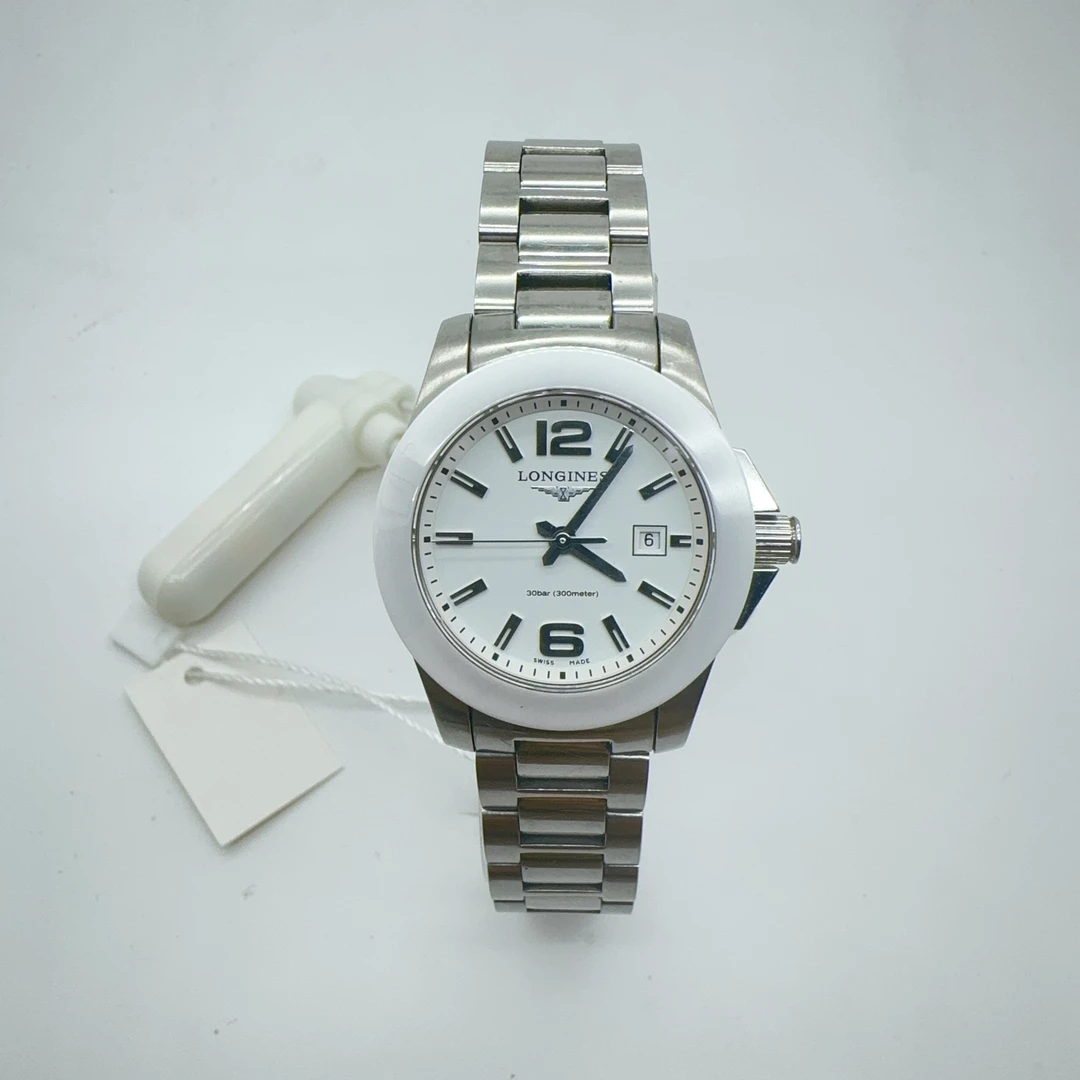 95新 Longines/浪琴 70157/女士石英腕表/34盘/原装