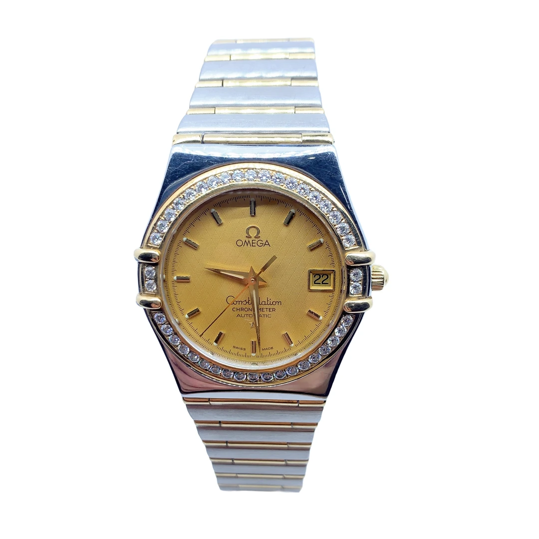 95新 Omega/欧米茄 星座系列/自动机械腕表/35盘/后钻/75026