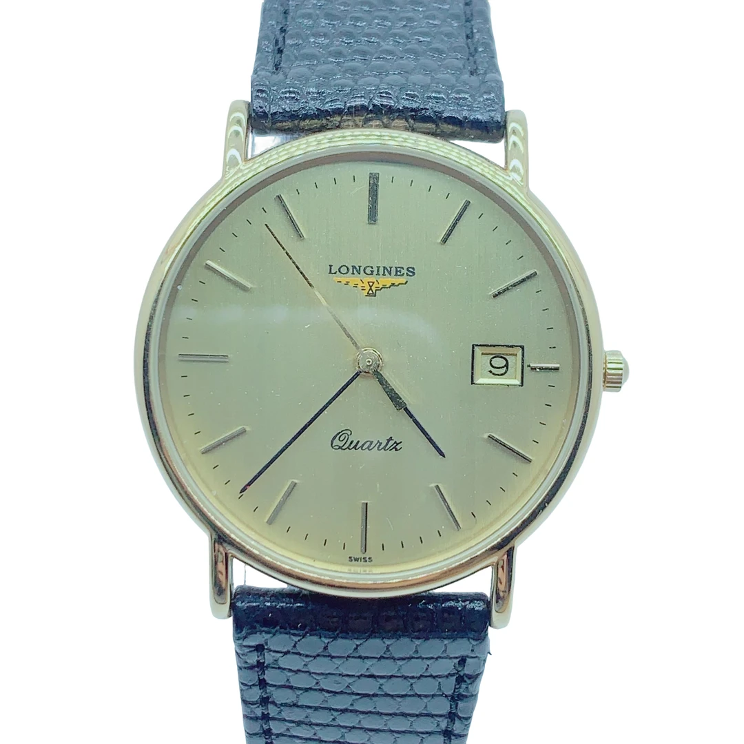95新 Longines/浪琴 11071/女士石英腕表/33盘/表带扣后配