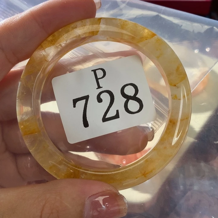 水晶手镯胶花未镶嵌728-54