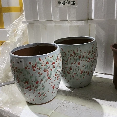 陶瓷花盆口18厘米高度20厘米