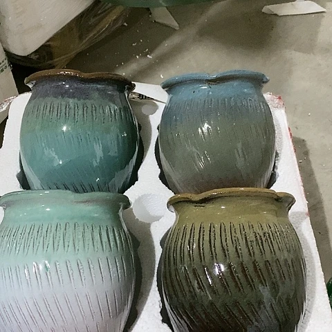 红陶20CM以下陶瓷花盆口12.5高度15
