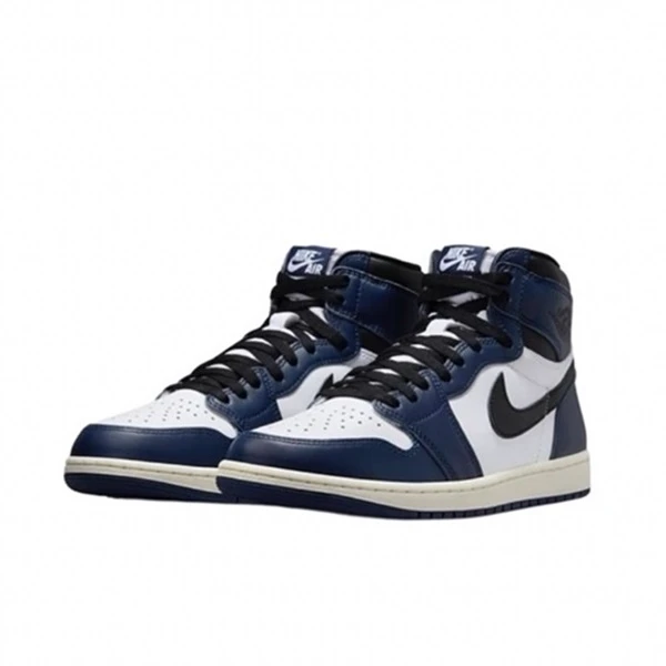 NIKE/耐克官方正品AJ1黑曜石OG高帮GS复古休闲运动板鞋FD1437-401