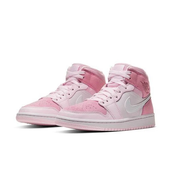 NIKE/耐克官方正品 AJ1 樱花儿粉女款中帮运动休闲鞋  CW5379-600