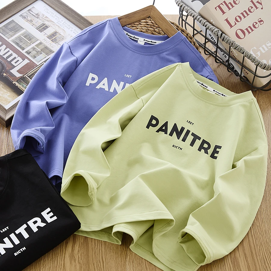 男童秋装2025新款儿童长袖t恤中大童打底衫春秋款上衣帅气男孩潮