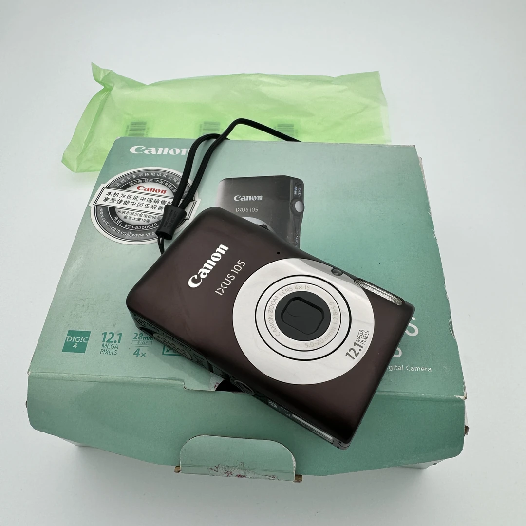 99新 Canon/佳能 【IXUS 105】网红爆款 人像好看 冷白皮带原盒