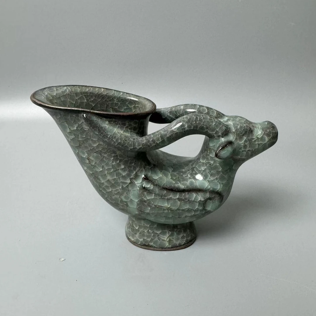 官窑龙尊，紫口铁足