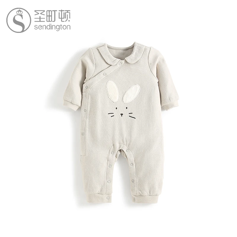 【童装】287348婴儿衣服宝宝春秋装连体衣哈衣服公主可爱外出潮服