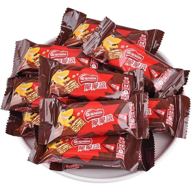 散称威化饼干脆脆鲨巧克力威化夹心饼散称装喜糖搭配糖果零食香酥