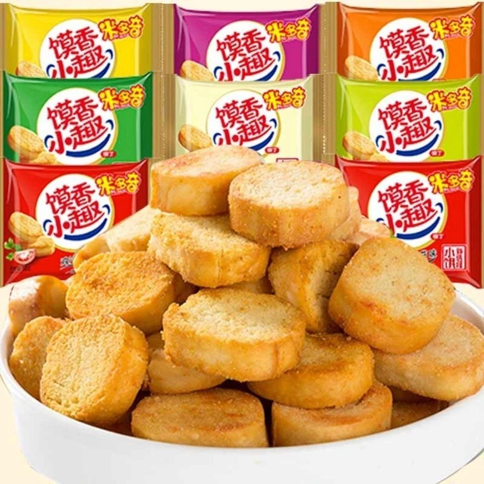 开学季馍香小趣小馍丁烤馍片馒头片小包装多口味早餐饼干零食小吃
