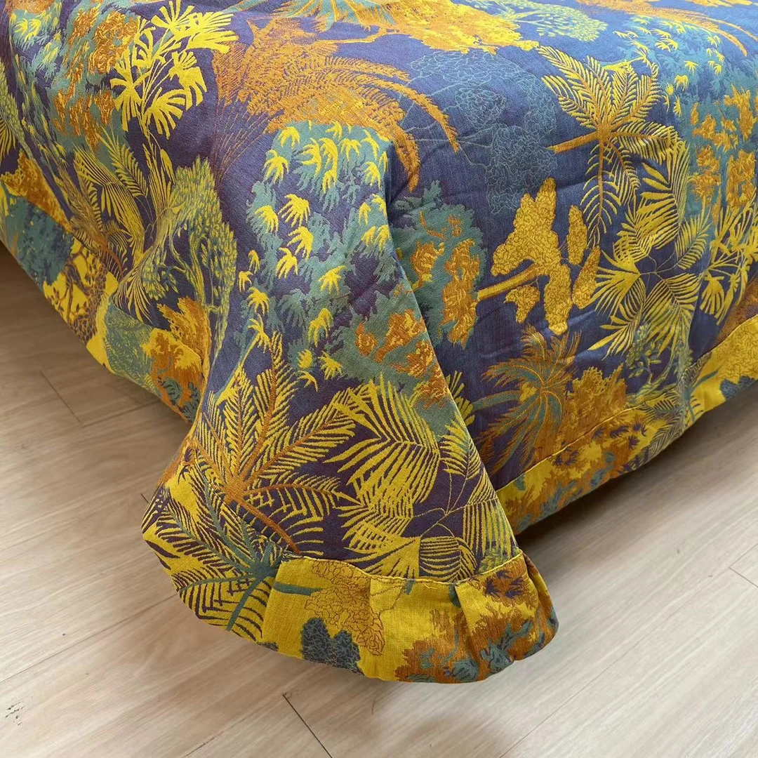 【金玉满堂】床单 全棉双层纱床单亲肤可水洗