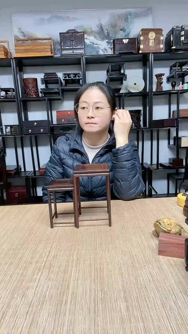 【闪购商品】1根雕大红酸枝 明式套2