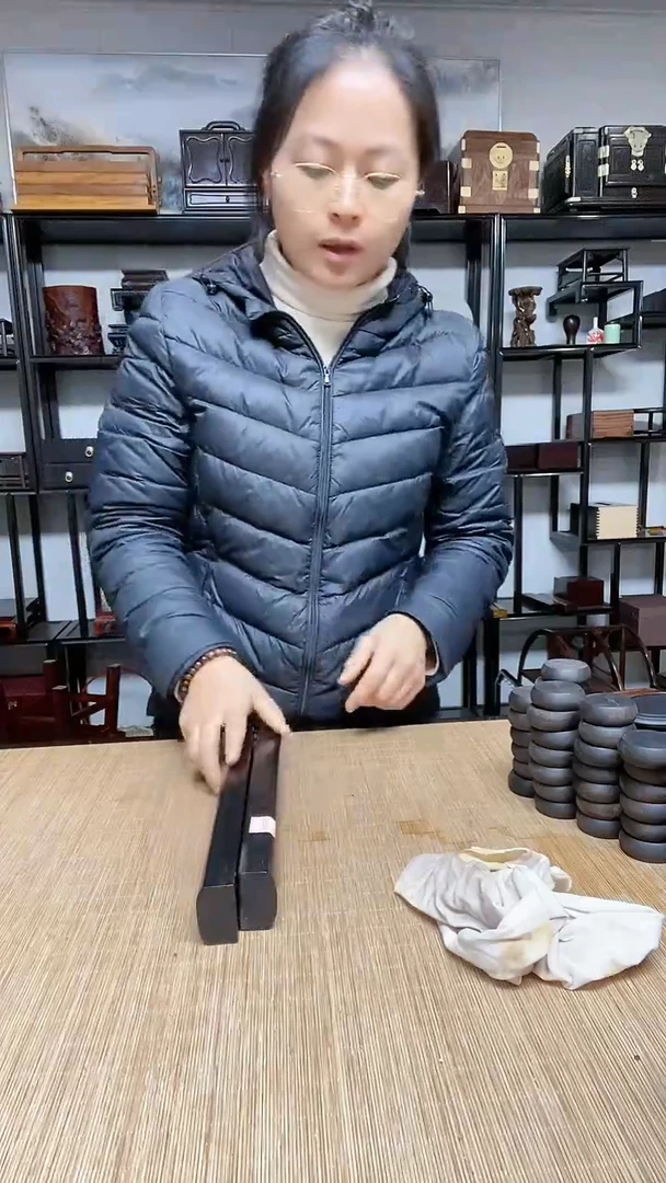 【闪购商品】1根雕紫光檀镇尺