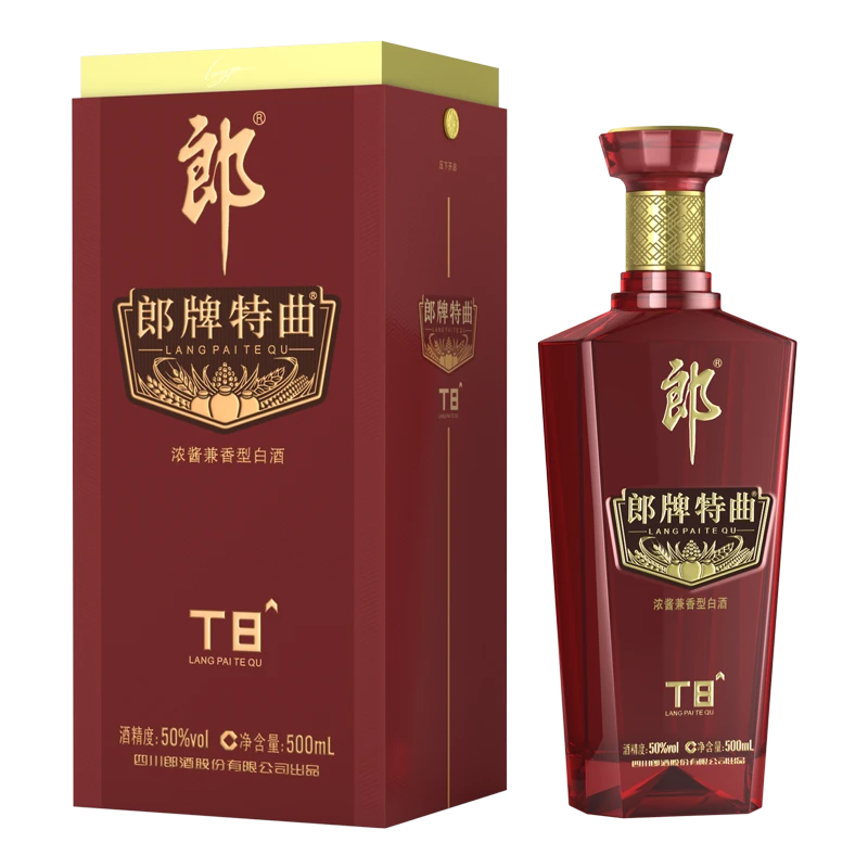 郎酒郎牌特曲 T8  单瓶装 浓酱兼香型白酒50度500ml