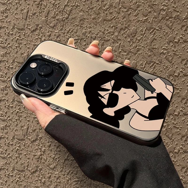 美伢广志苹果15手机壳iPhone14/13情侣12pro高级感7/8简约xs新款x