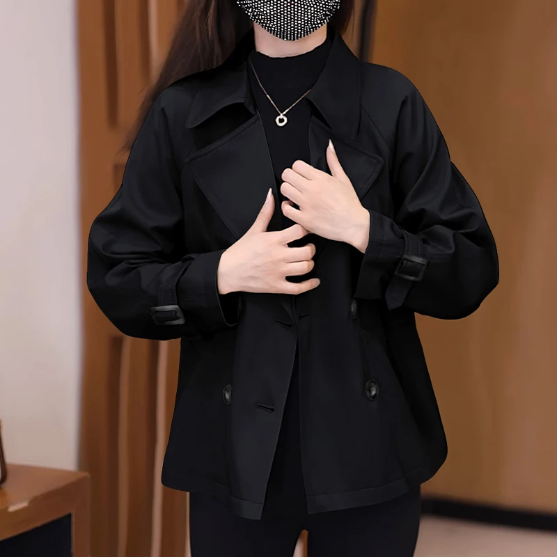 高档风衣外套女2025春秋季新款时尚女装洋气百搭收腰显瘦短款上衣