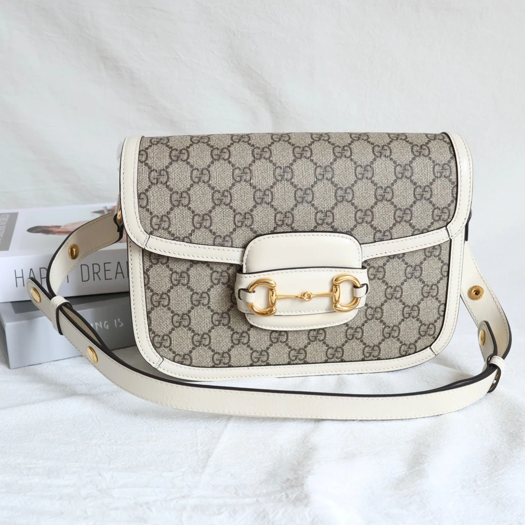 95新 GUCCI/古驰 Gucci 白金 1955中号 /688678554