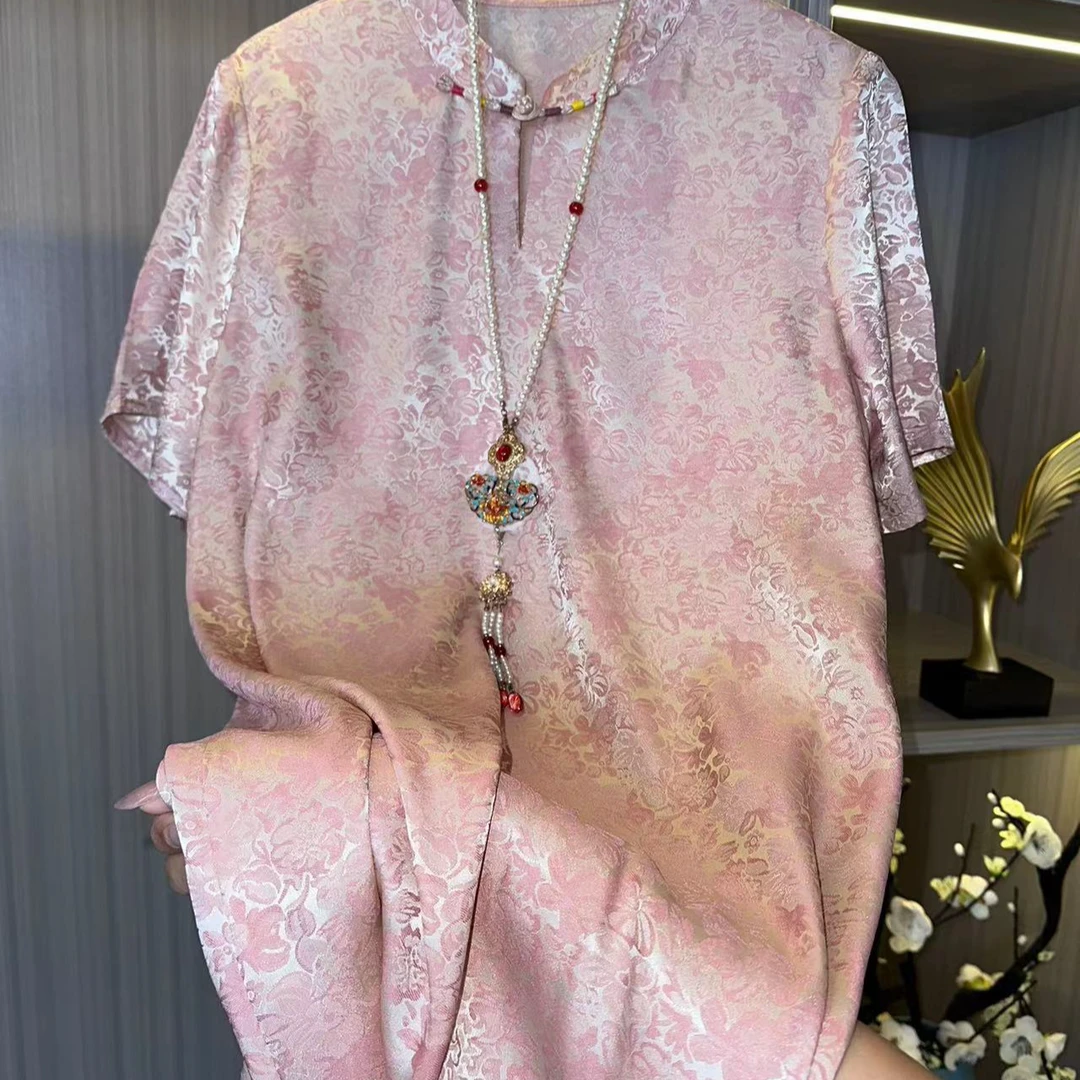 0001-新中式气质连衣裙气质时尚新中式夏季