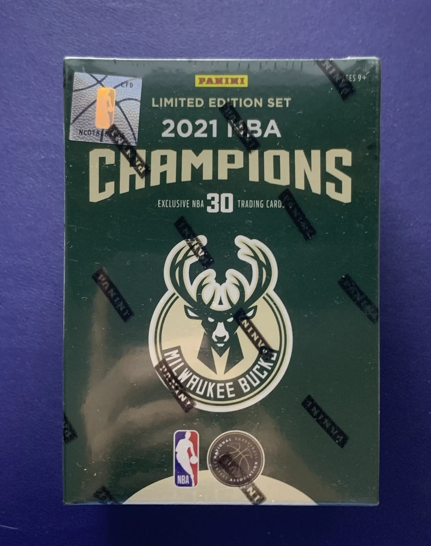 2021 Panini e雄鹿总冠军盒 总冠军纪念礼盒