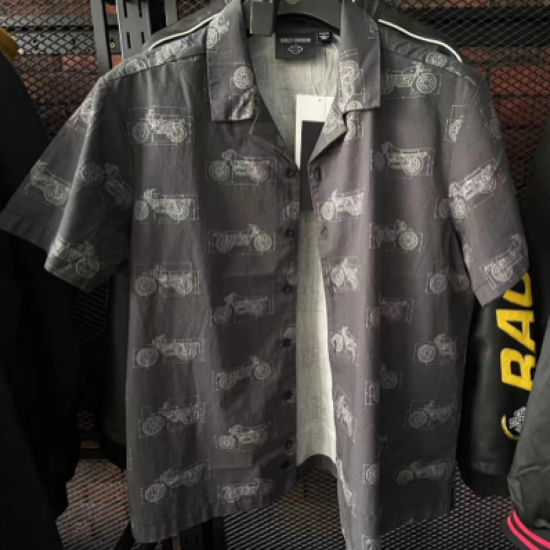 哈雷戴维森摩托车衬衫96095