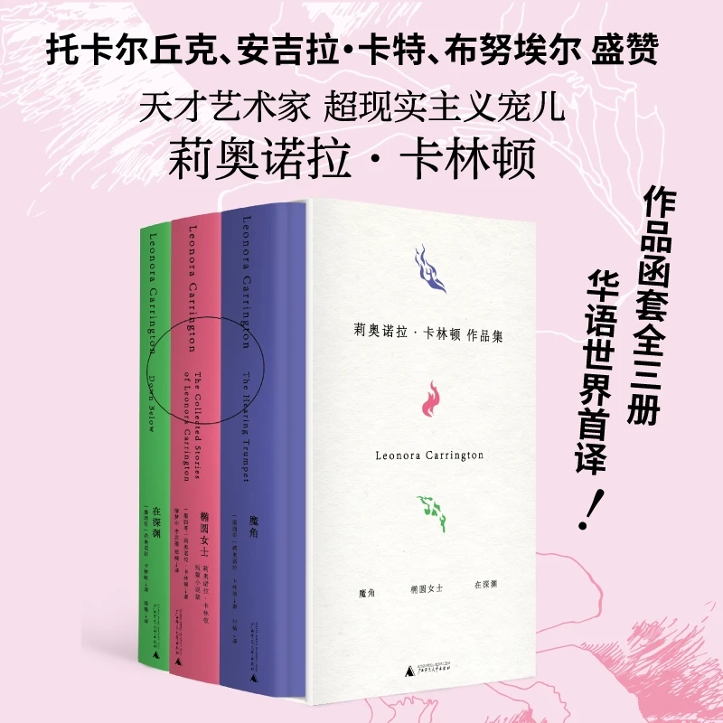 莉奥诺拉·卡林顿作品:在深渊+魔角+椭圆女士(全三册函盒版)