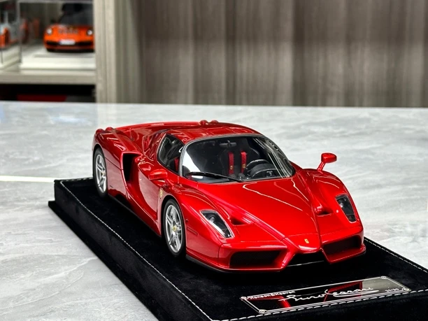 HH Model法拉力恩佐限量版仿真树脂1:18汽车模型收藏摆件