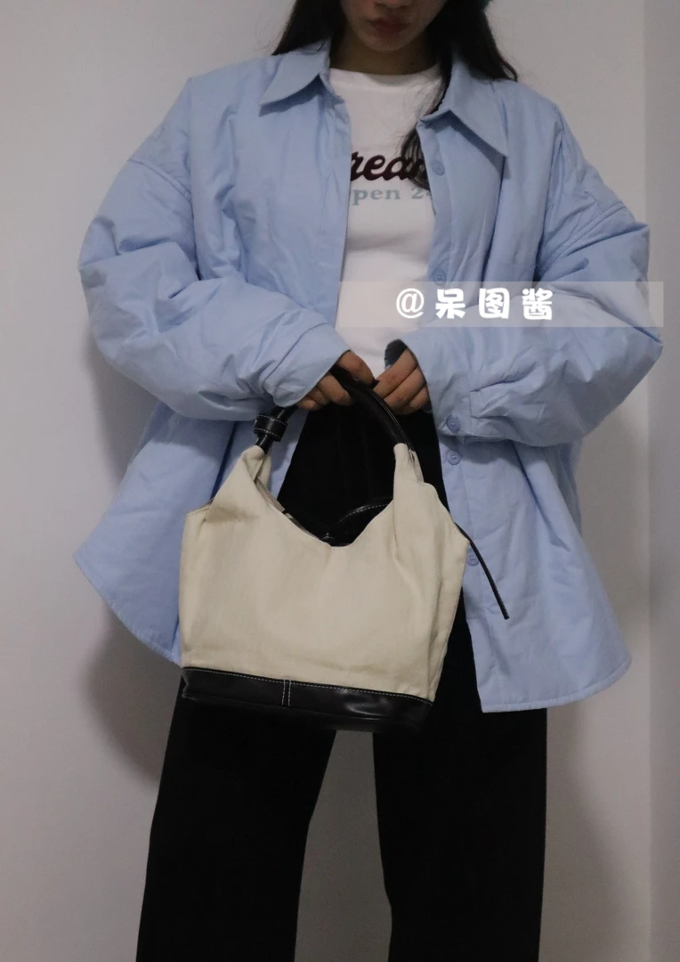 加棉大版Polo领衬衫保暖棉服外套