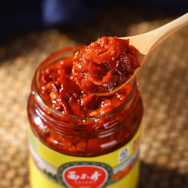 【新疆特产新疆直发】西尔丹辣椒酱220g雪莲辣椒丝下饭菜香辣拌面酱