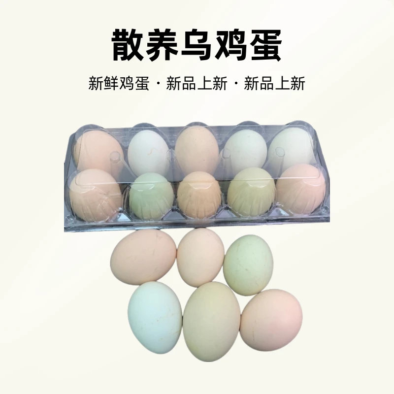 陕西汉中乌鸡蛋散养乌鸡蛋30枚/盒