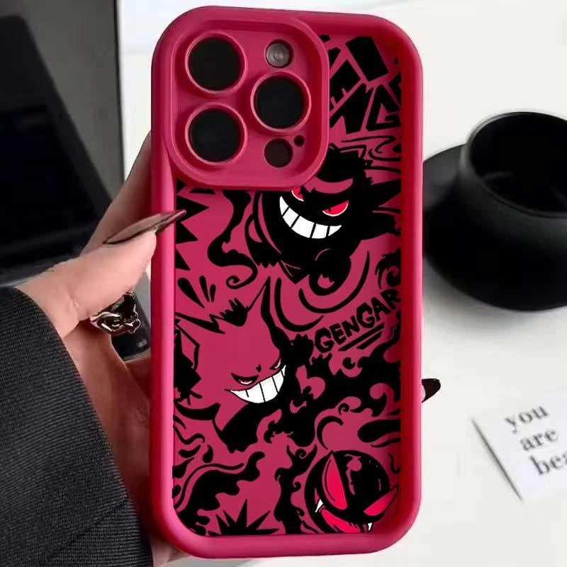 ins小恶魔简约苹果手机壳15/14/13iPhone12/11/x彩色防摔保护套