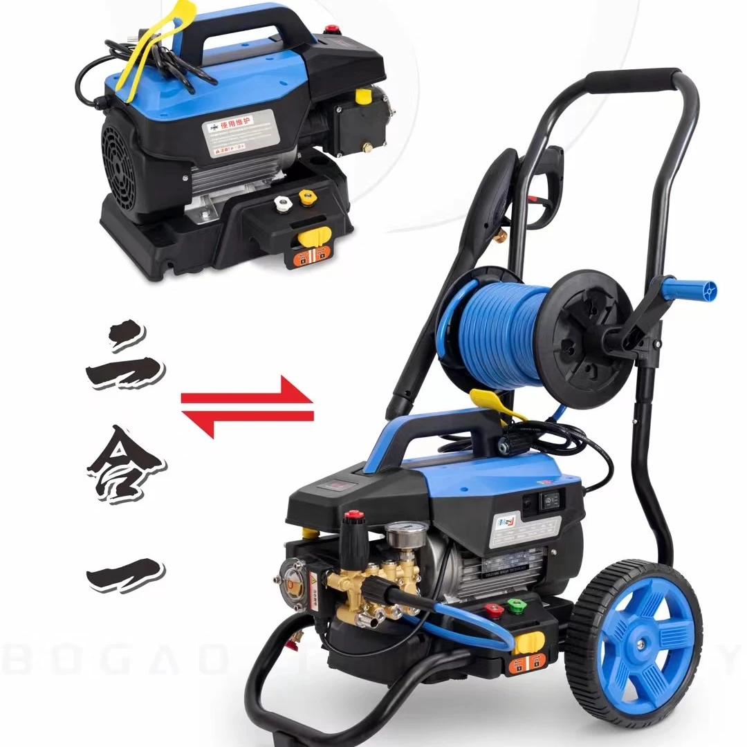 220v商用洗车机博高BM24高压清洗机踏鲨MT18高压泵水枪洗车神器