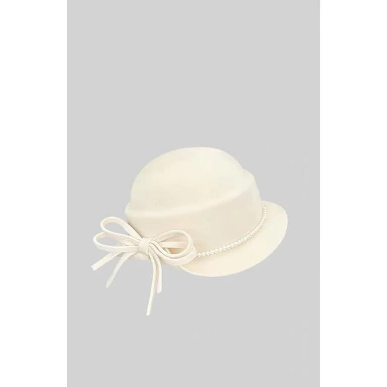 富士山【EP.ED合集】白色时尚法式小众韩版优雅盆帽日系毛呢