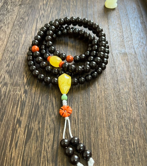 原创手作 一图一物精品大号椰蒂108款 苹果珠手串手持