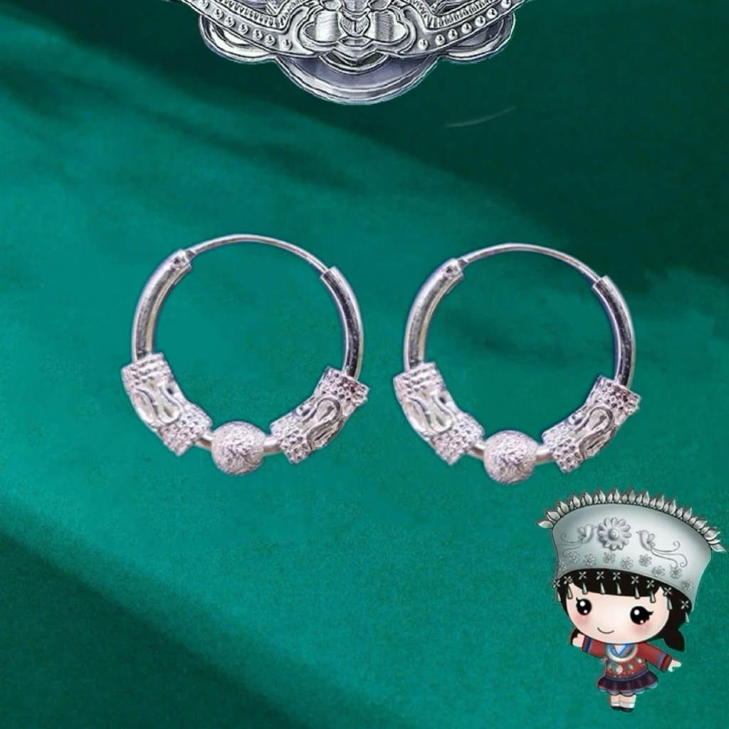 合金耳饰 长寿花耳环