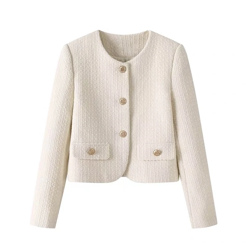 时尚小香风女装外套上衣女外套秋季女外套气质长袖轻奢