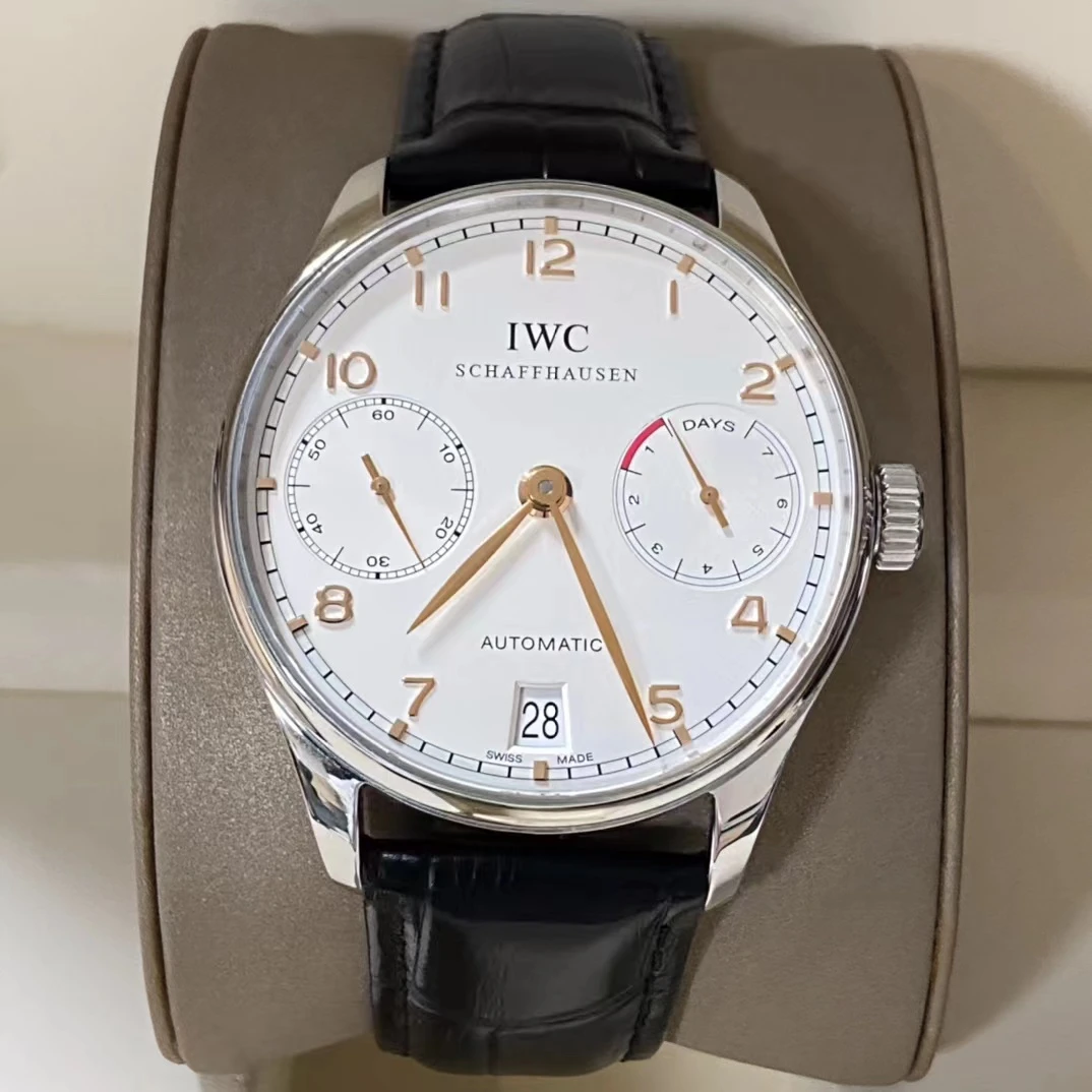 99新  万国葡萄牙7日链/男表/自动机械/表径42.3MM/公价98000