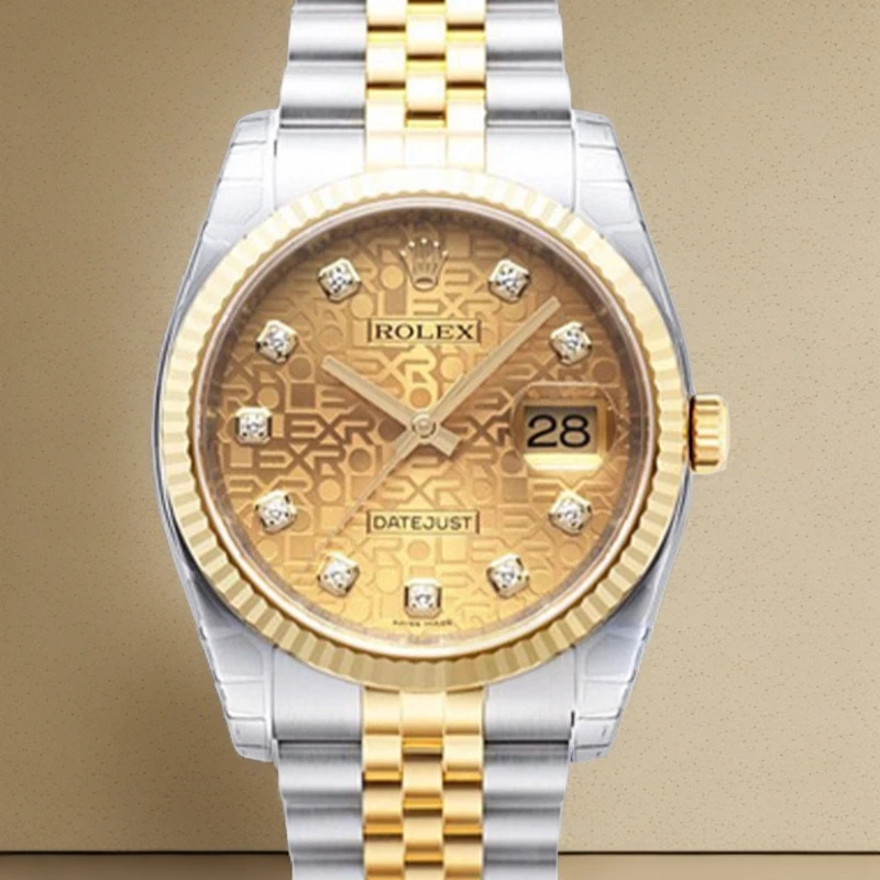 99新 拆单劳力士日志系列男表/表径36mm/116233/间金/公价104000