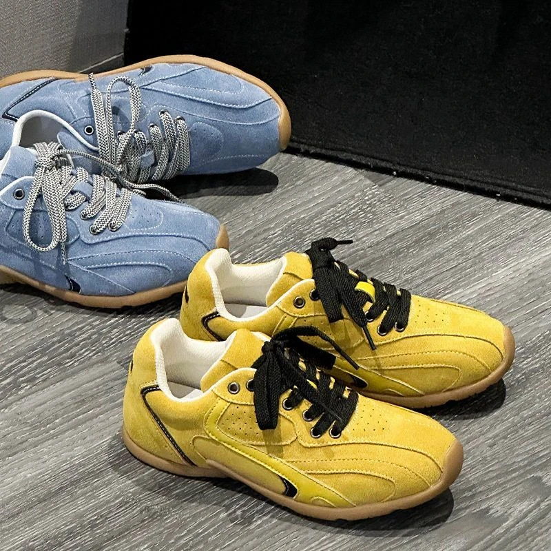 鞋子女秋冬高颜值复古德训鞋女款2024新款内增高百搭休闲爆款女鞋