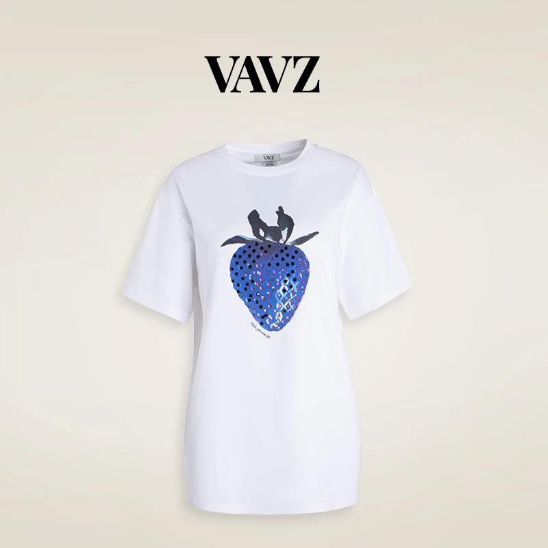 【画界】VAVZ草莓短袖T恤DT3398