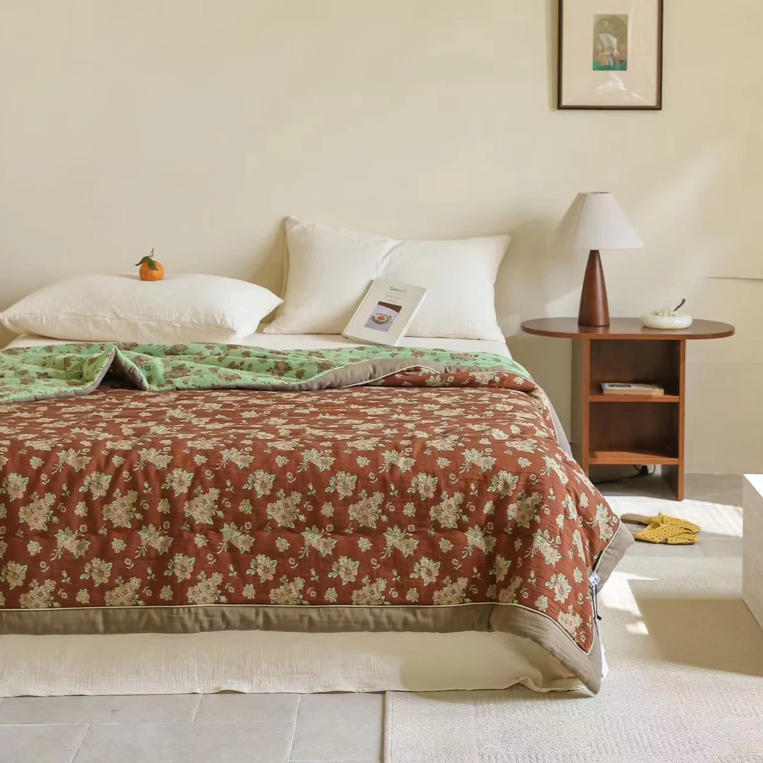 【雅趣】美拉德 2024新纺家居高端双层纱夏凉被多功能空调被