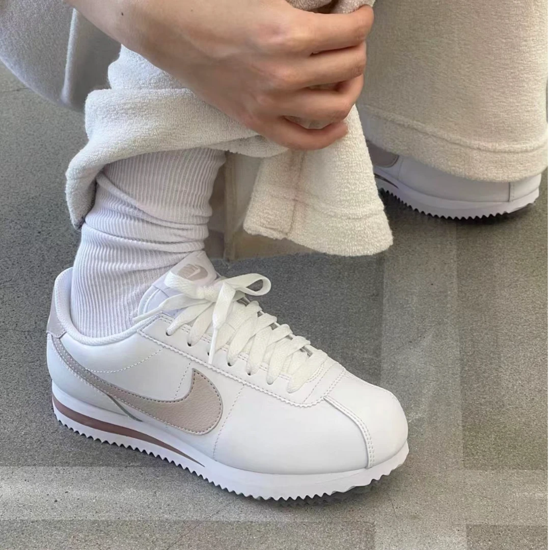 【断码清货】耐克NIKE CORTEZ阿甘豆沙粉运动休闲慢跑鞋DN1791-105